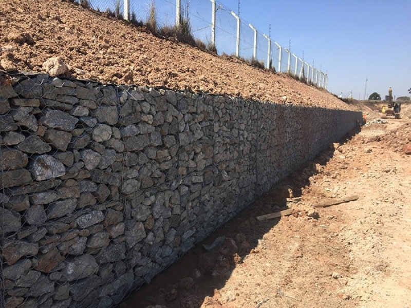 Onde Fazer Muro de Arrimo Projeto Boituva - Projeto Muro de Arrimo Bloco de Concreto Dwg