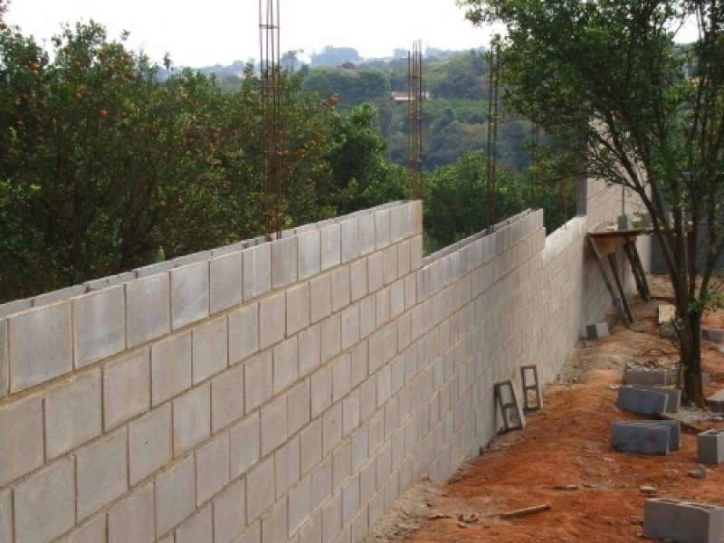 Projetos de Muro de Alvenaria Jarinu - Projeto Estrutural Muro de Divisa
