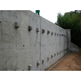 muro de contenção projeto orçamento Jundiaí