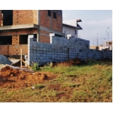 projeto de muro residencial orçamento  Itapira