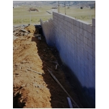 projeto de muro residencial  Pirassununga