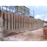projeto muro de contenção Itapeva