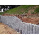 projetos muro arrimo Salesópolis